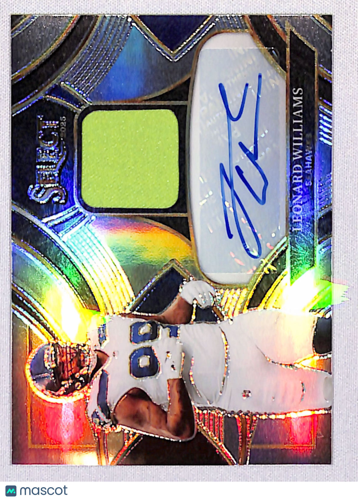 Leonard Williams 2025 Panini Select Signature Memorabilia Silver SME-LWS 116/249