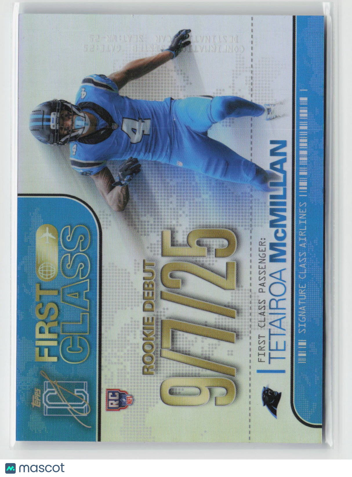 Tetairoa McMillan 2025 Topps Signature Class First Class #FC-7