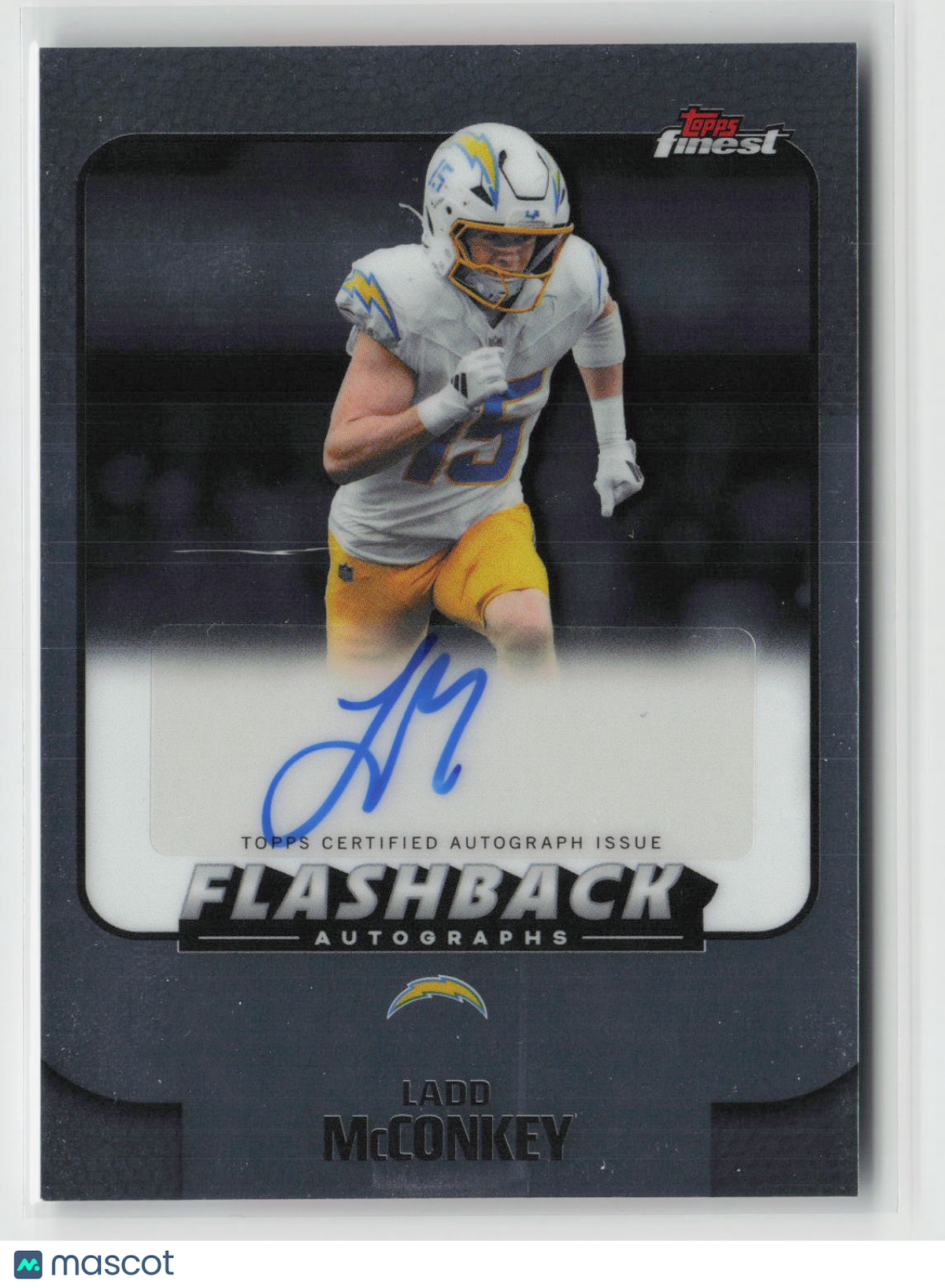 Ladd McConkey 2025 Finest Flashback Autographs #FBA-LM