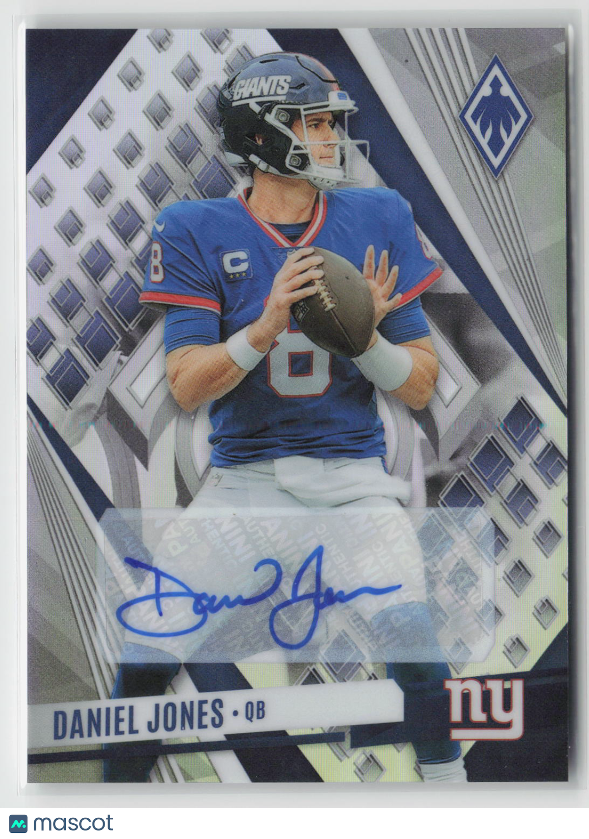 Daniel Jones 2023 Panini Phoenix Autographs Silver #23