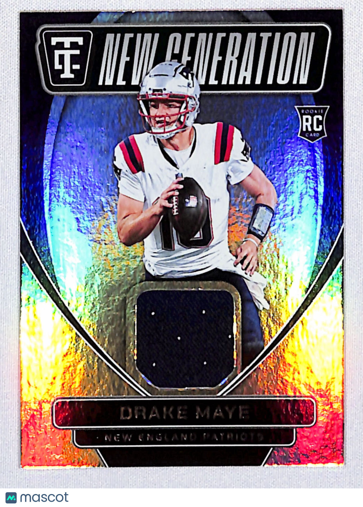 Drake Maye 2025 Panini Totally Certified Football New Generation Jersey #NGJ-DME