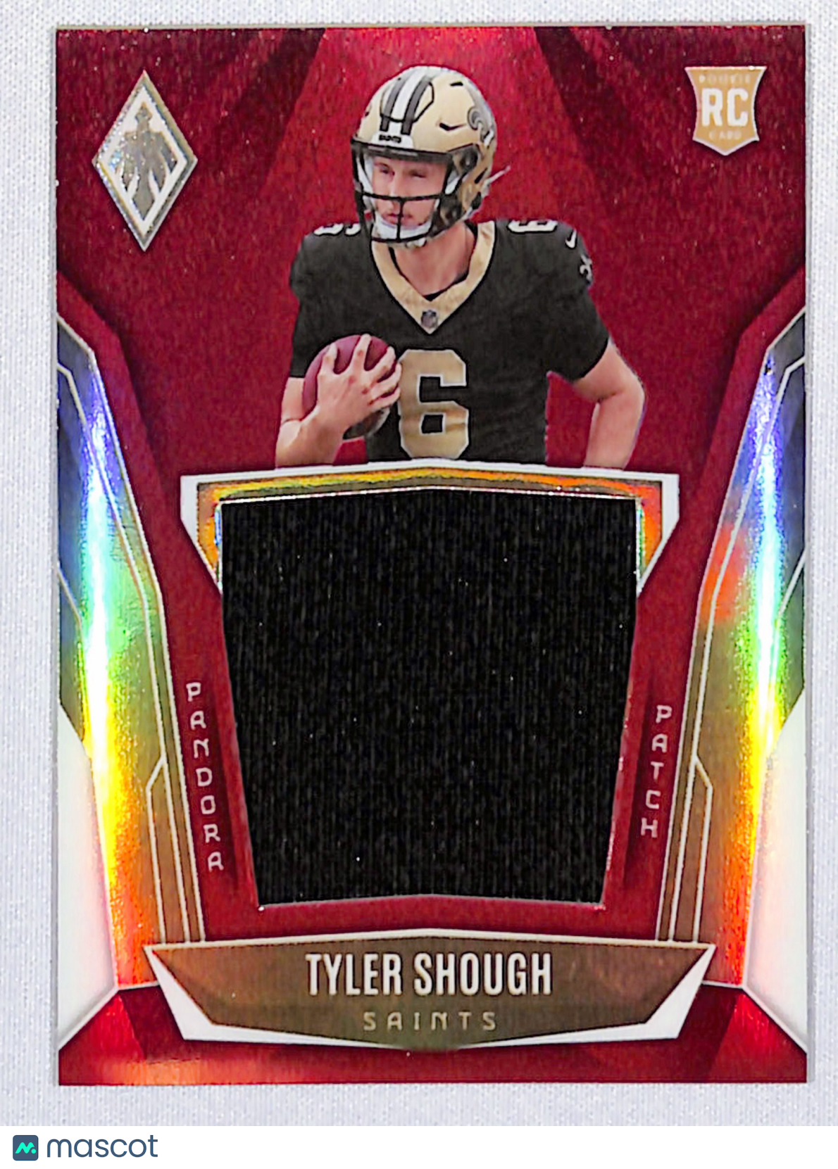 Tyler Shough 2025 Panini Phoenix Pandora Patch #PAP-TSH 212/249