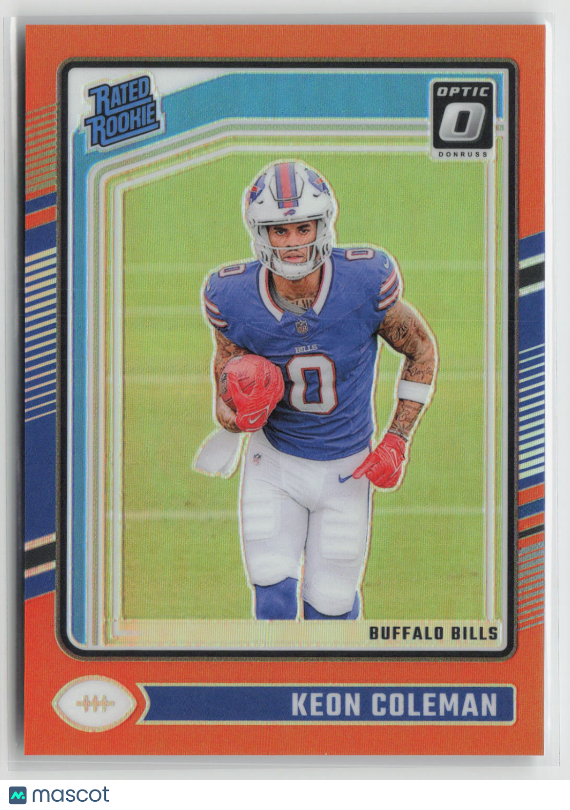 Keon Coleman 2024 Panini Donruss Optic Football Orange #263 61/249
