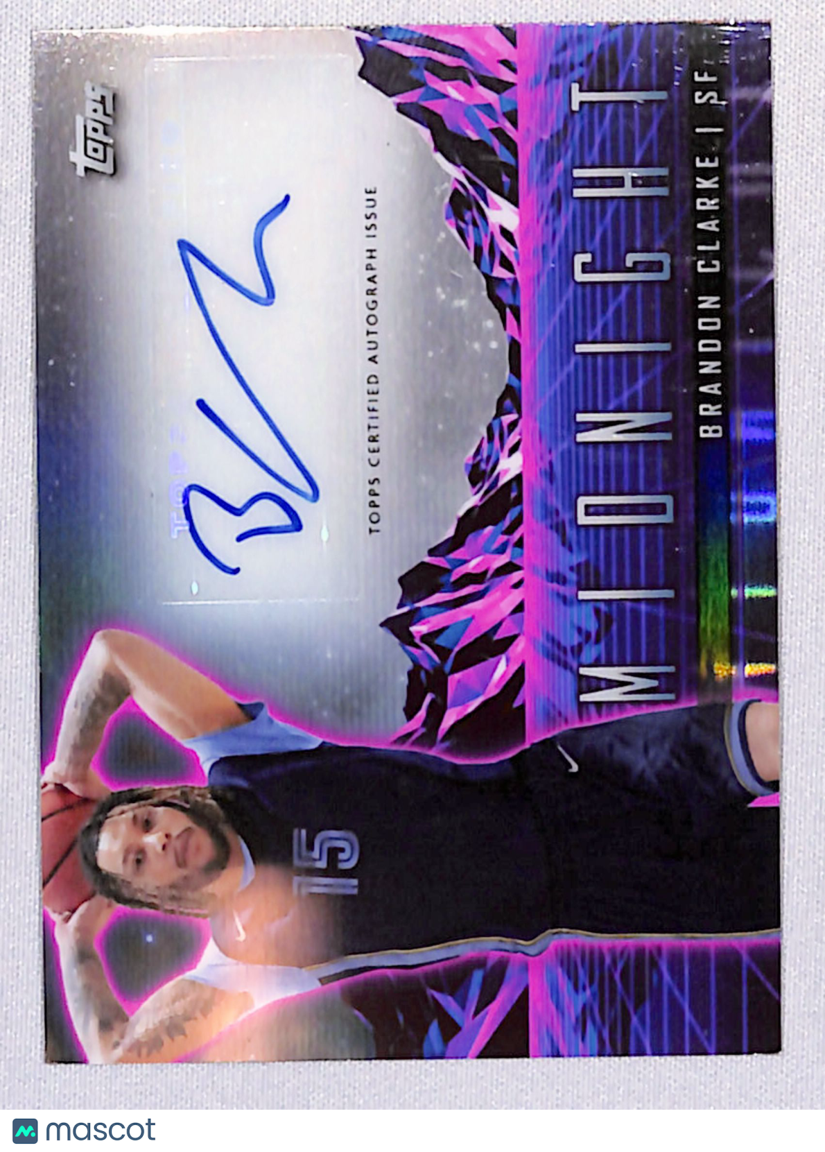 Brandon Clarke 2024 Topps Midnight Horizon Signatures #HS-BC