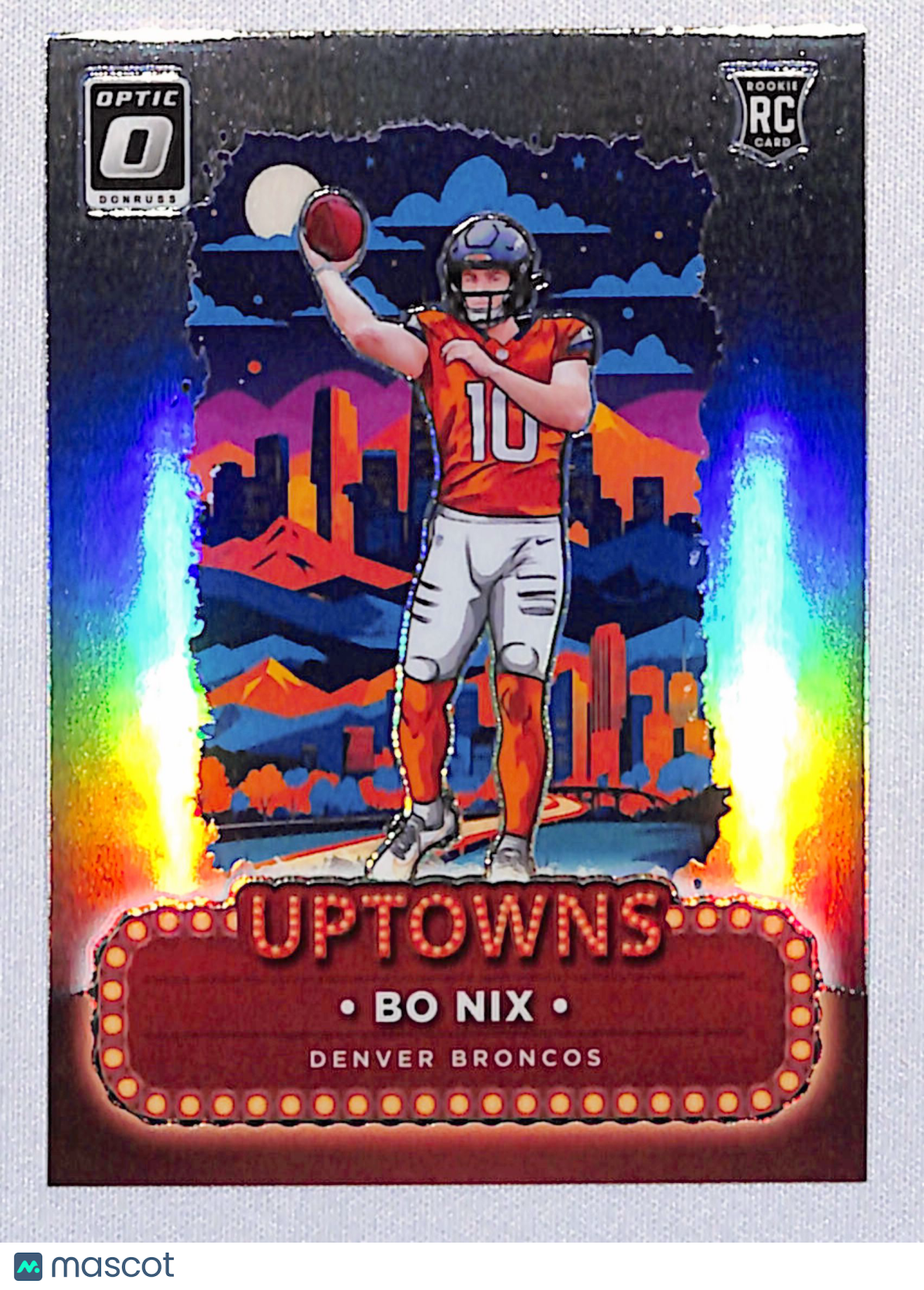 Bo Nix 2024 Panini Donruss Optic Uptowns #3
