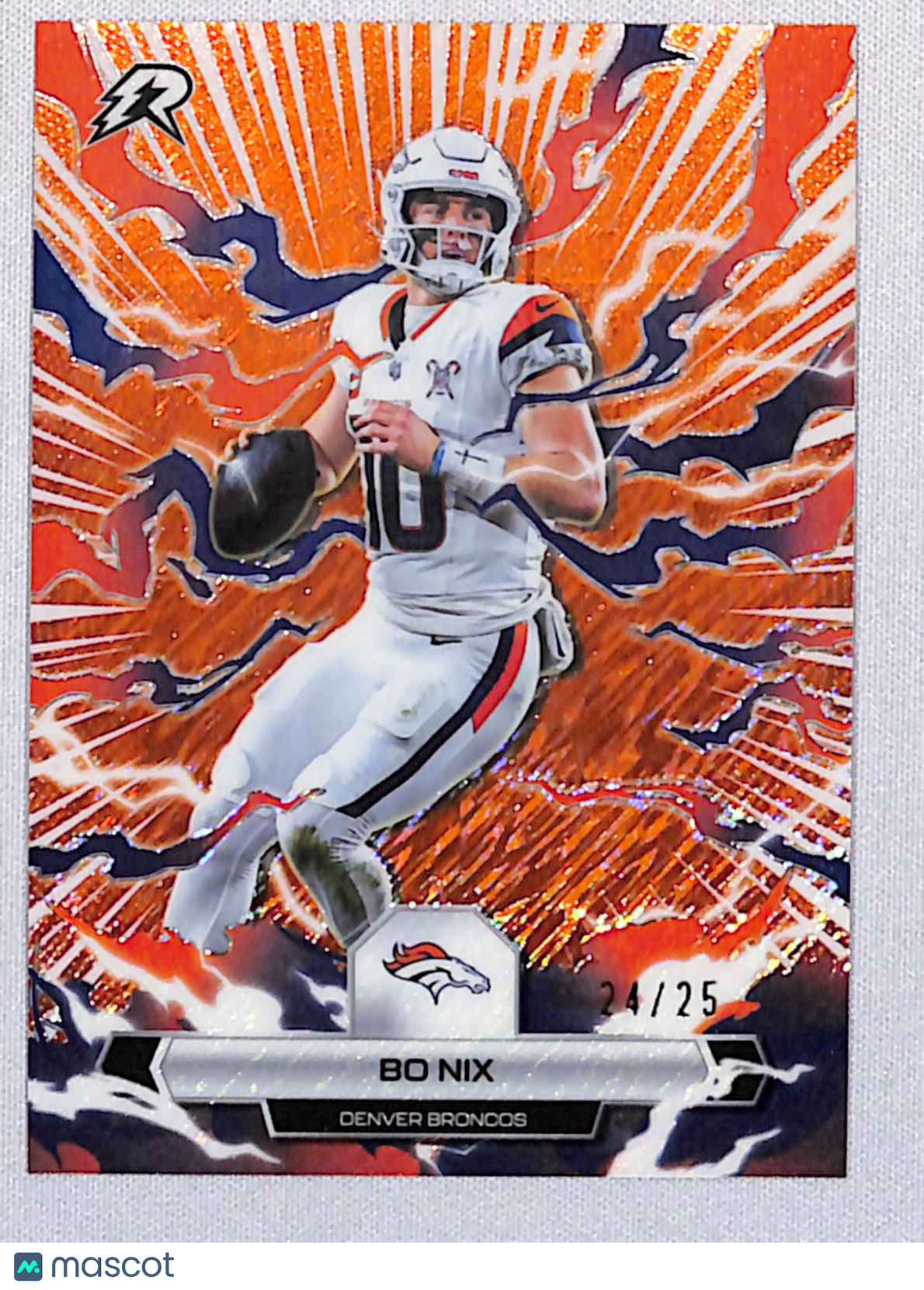 Bo Nix 2025 Topps Resurgence Orange #28 24/25