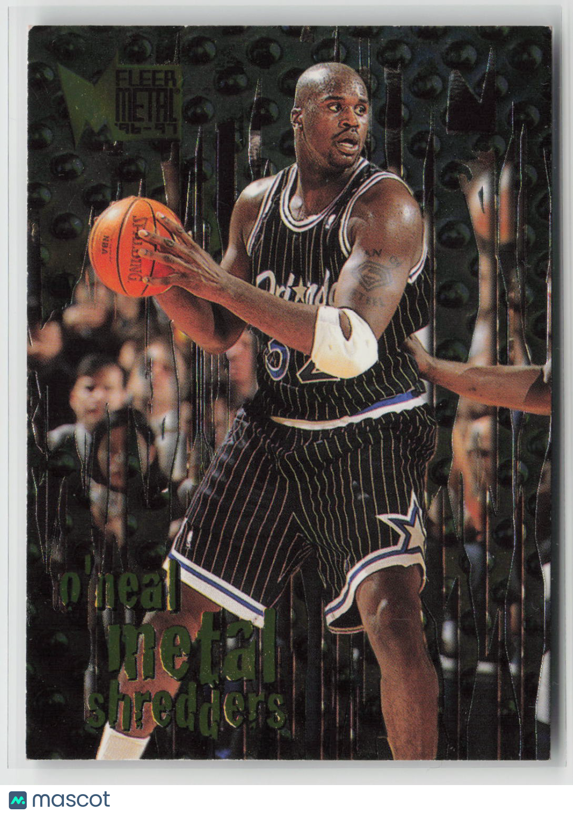 Shaquille O'Neal 1996 Fleer Metal Metal Shredders #143