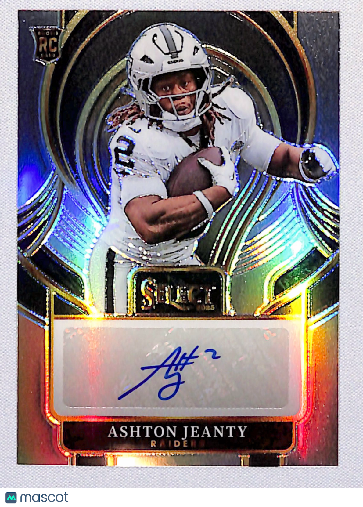 Ashton Jeanty 2025 Panini Select Select Signatures Prizm #SIP-ASJ