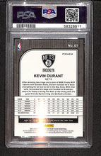Load image into Gallery viewer, Kevin Durant 2019 Panini Hoops Premium Stock Green Prizm #61 PSA 9