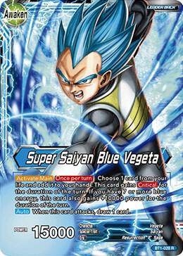 Vegeta // Super Saiyan Blue Vegeta (Back)