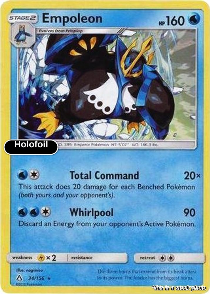 Empoleon - 34/156 (Cracked Ice Holo)