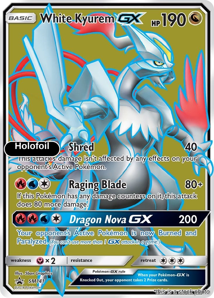 White Kyurem GX - SM141
