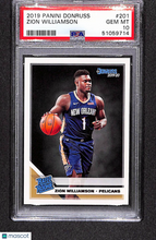 Load image into Gallery viewer, Zion Williamson 2019 Panini Donruss #201 PSA 10
