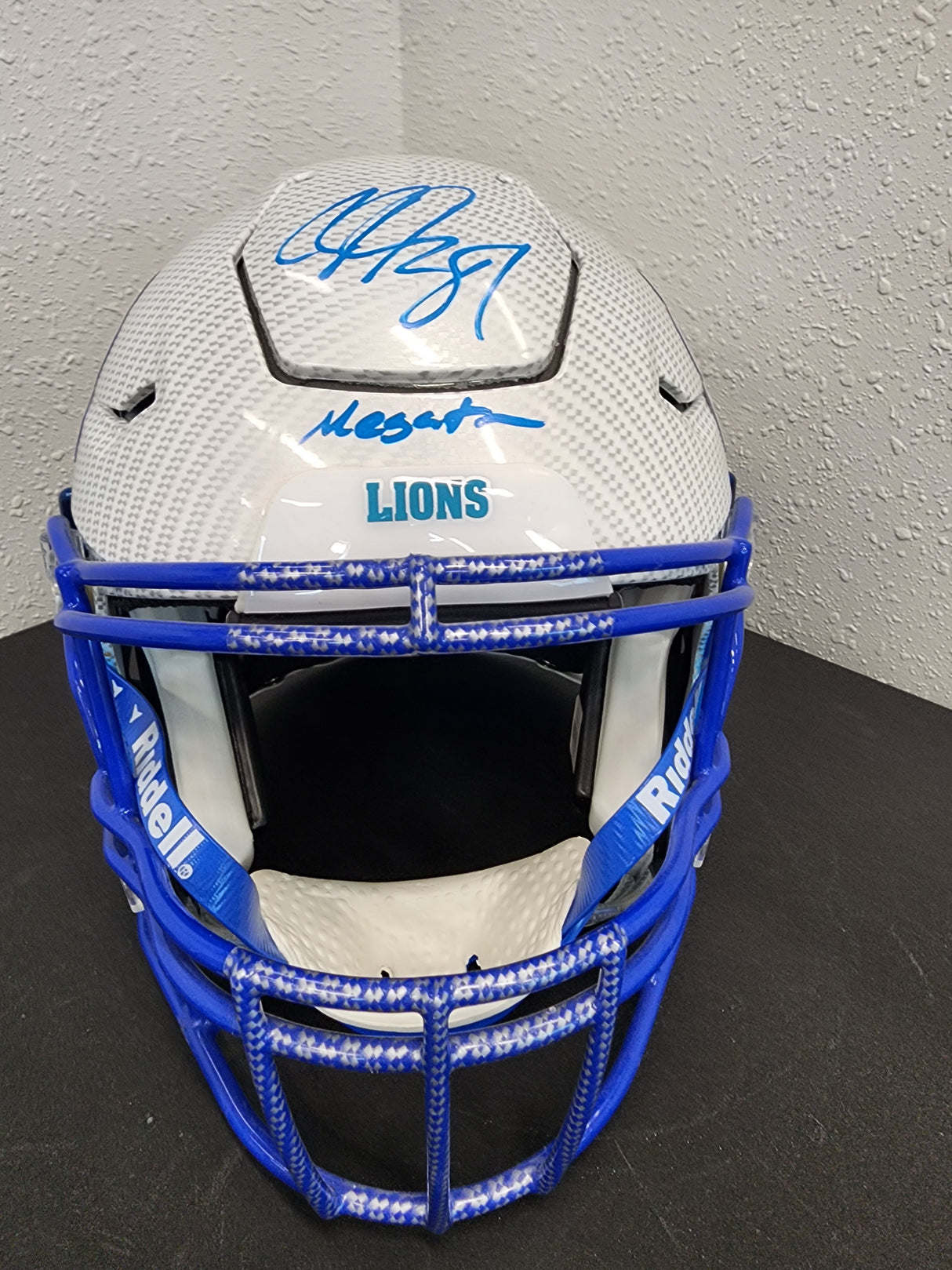 Calvin Johnson Autographed Megatron Lions Hydro Speed Flex Authentic Full Size
