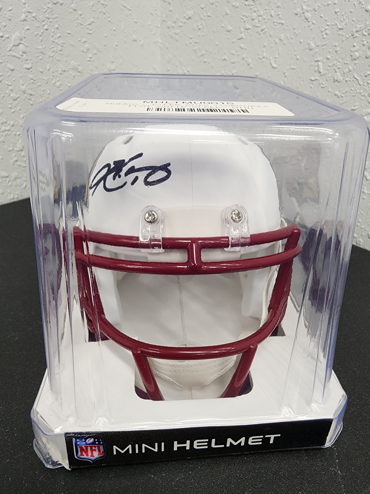 Kyler Murry Autographed Mini Helmet Cardinals Matte White