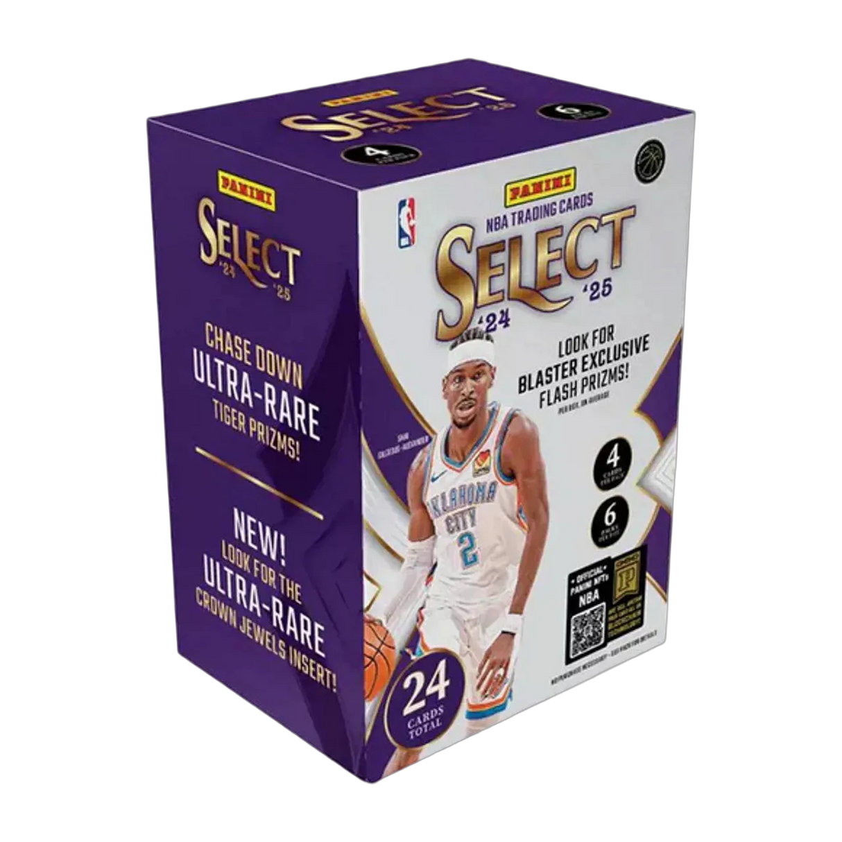 2024-25 Panini Select Basketball 6-Pack Blaster Box(Flash Prizms)