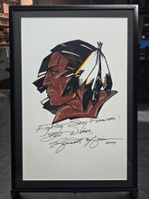 Load image into Gallery viewer, Original Fighting Sioux Logo (Hand Signed by Artist Bennett Brien)