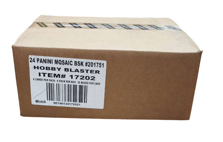 2023-24 Panini Mosaic Basketball Hobby Blaster 20-Box Case (Green Ice Prizms!)