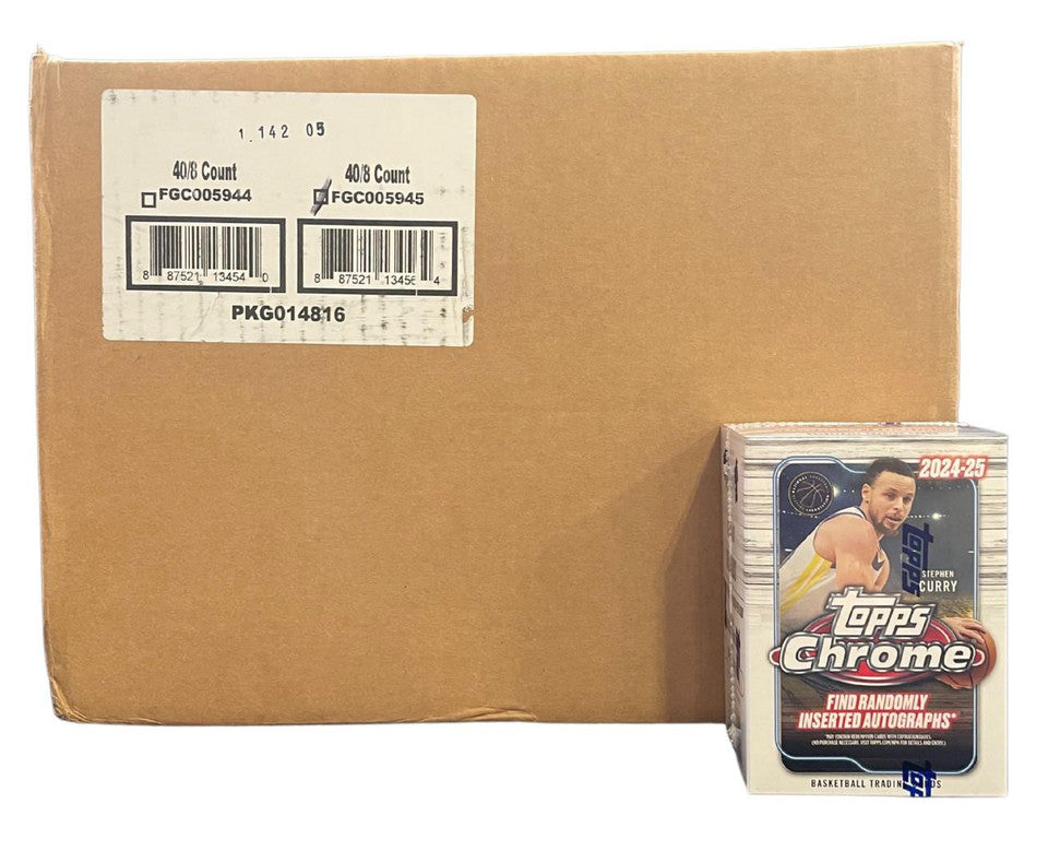 2024-25 Topps Chrome Basketball Blaster 40-Box Case