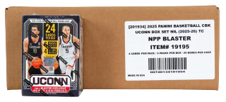 2025 Panini UConn Basketball Blaster 20-Box Case