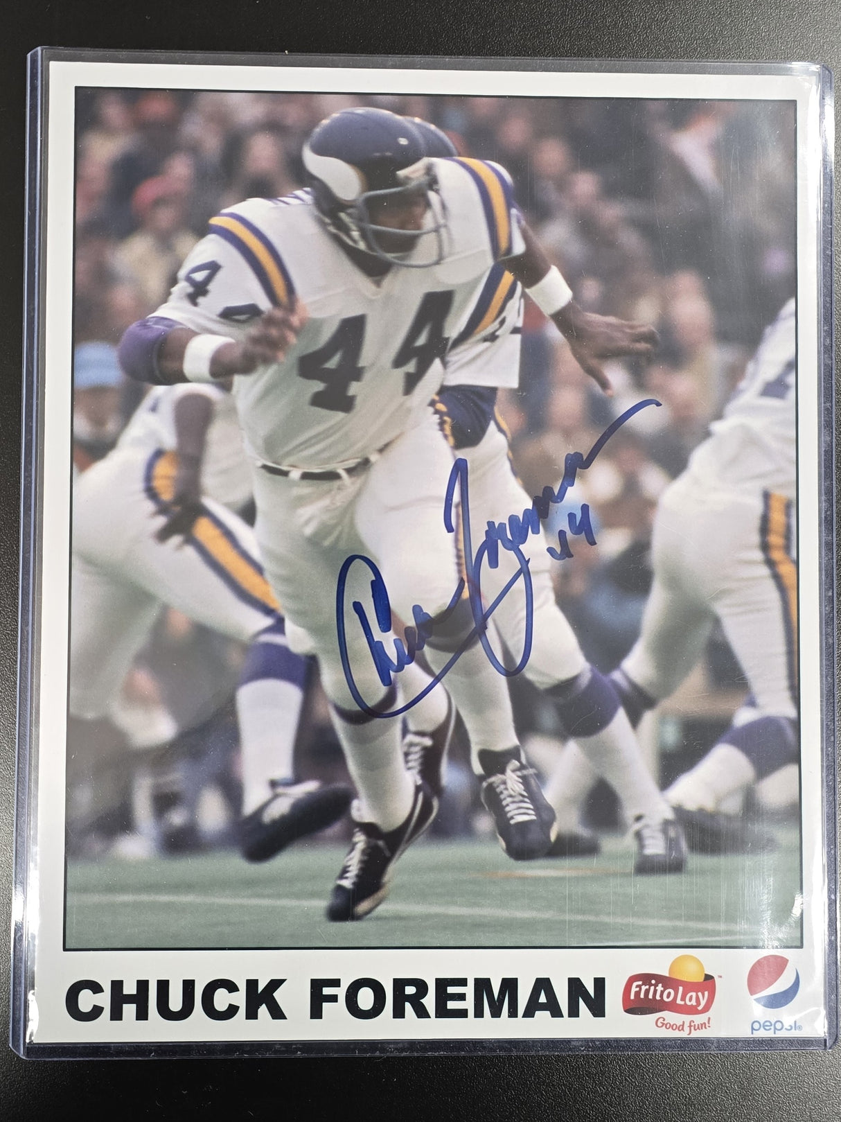 Chuck Foreman Signed Photo