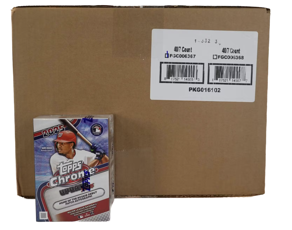 2025 Topps Chrome Update Series Baseball Blaster 40-Box Case