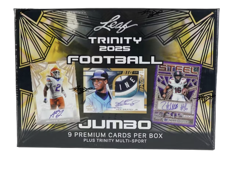 2025 Leaf Trinity Football Hobby Jumbo Box