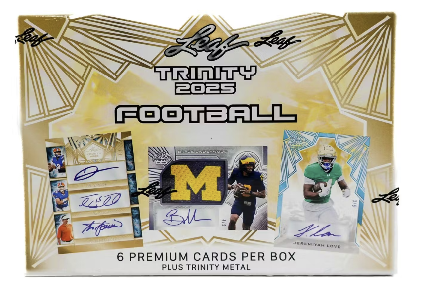2025 Leaf Trinity Football Hobby Box