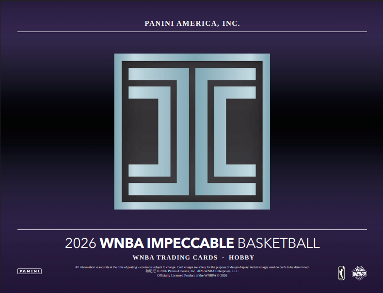 2026 Panini Impeccable WNBA Basketball Hobby Box