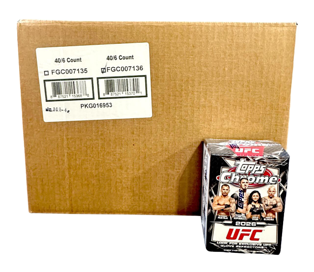 2026 Topps Chrome UFC Blaster 40-Box Case