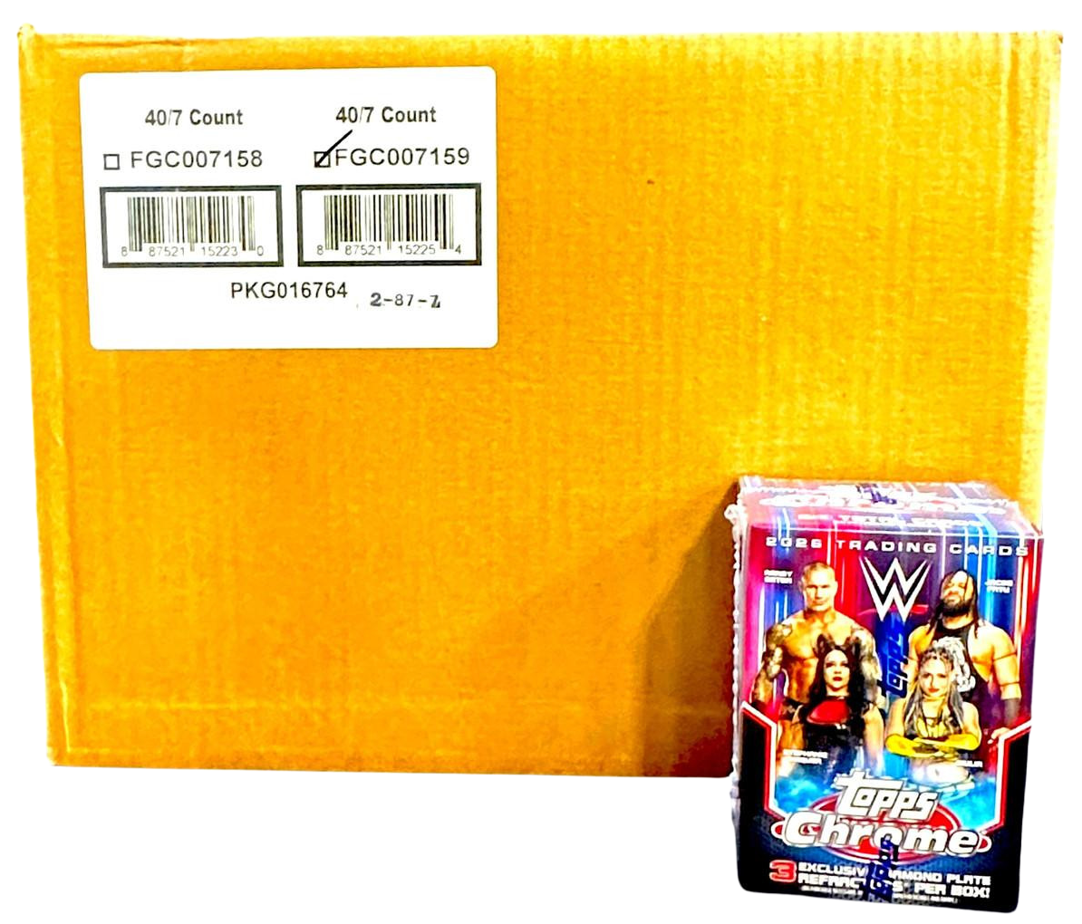 2026 Topps Chrome WWE Blaster 40 Box Case