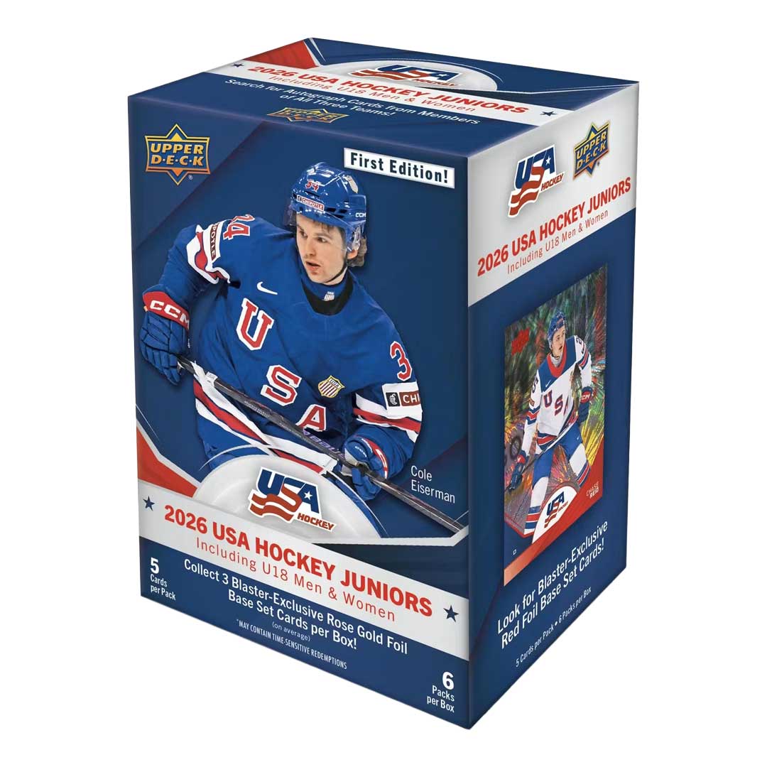 2026 Upper Deck Team USA Juniors Hockey Blaster Box