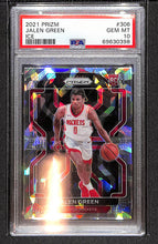 Load image into Gallery viewer, Jalen Green 2021-22 Panini Prizm Ice #306 PSA 10