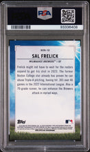 Load image into Gallery viewer, Sal Frelick 2023 Bowman Sights on September Mojo Blue Refractors #SOS-12 /150 PSA 10