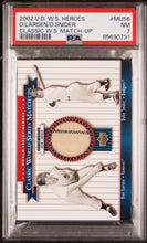 Load image into Gallery viewer, Don Larsen / Duke Snider 2002 Upper Deck World Series Heroes Classic World Series Match-Ups Memorabilia #MU56 PSA 7