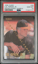 Load image into Gallery viewer, Cal Ripken, Jr. 1996 Fleer Promotional Sample #20 PSA 10