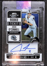 Load image into Gallery viewer, Aidan O'Connell 2023 Panini Contenders Optic Rookie Ticket Autograph #101