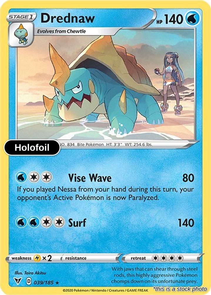 Drednaw - 39/185 (Cracked Ice Holo)
