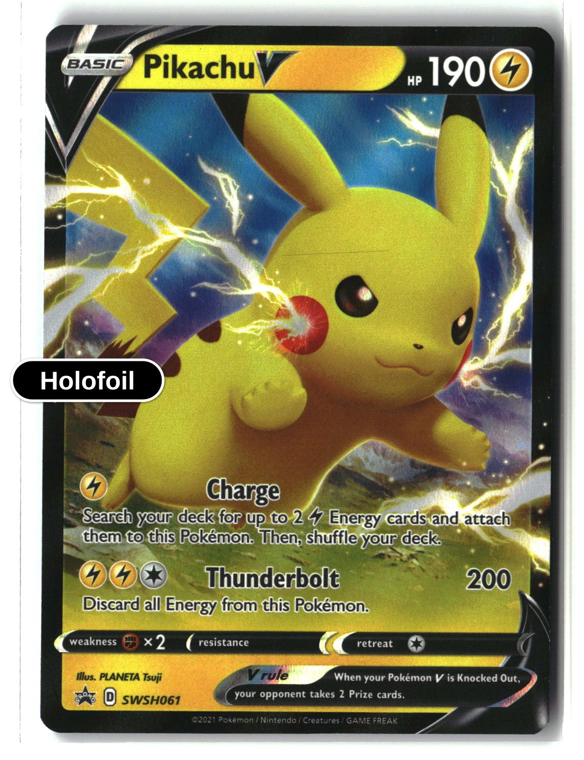 Pikachu V - SWSH061