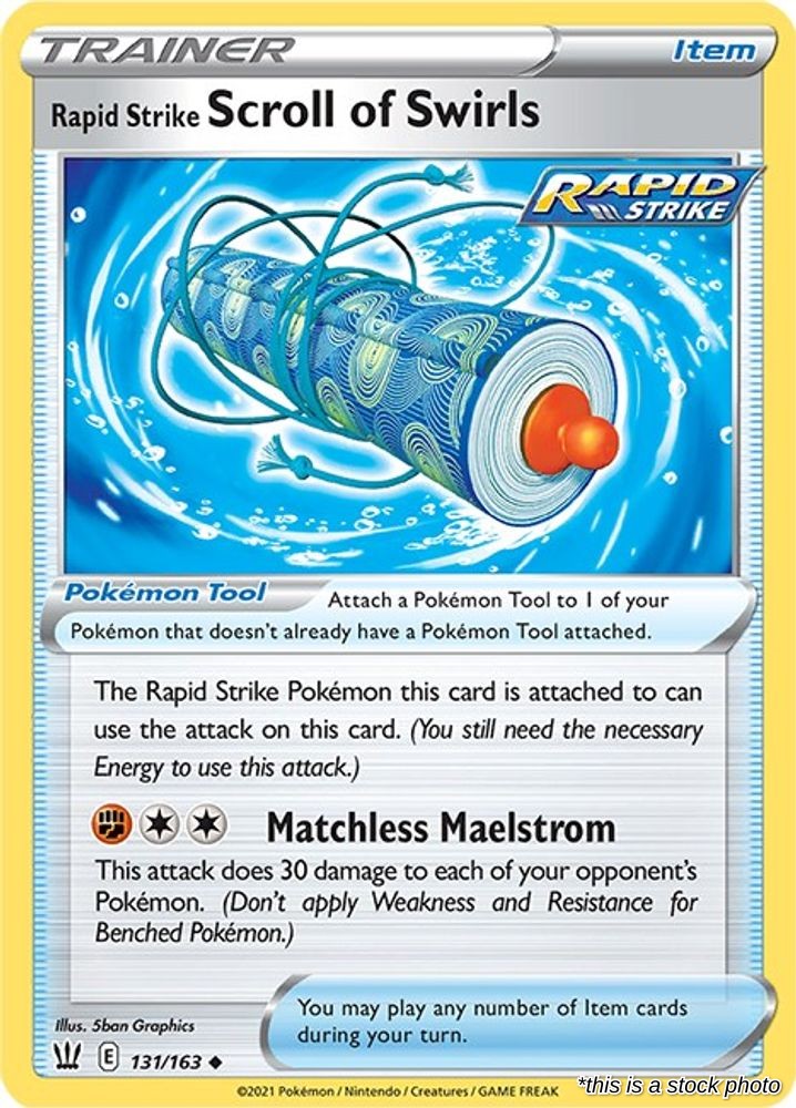 Rapid Strike Scroll of Swirls