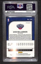 Load image into Gallery viewer, Zion Williamson 2019 Panini Hoops Premium Stock Silver Laser #258 PSA 8