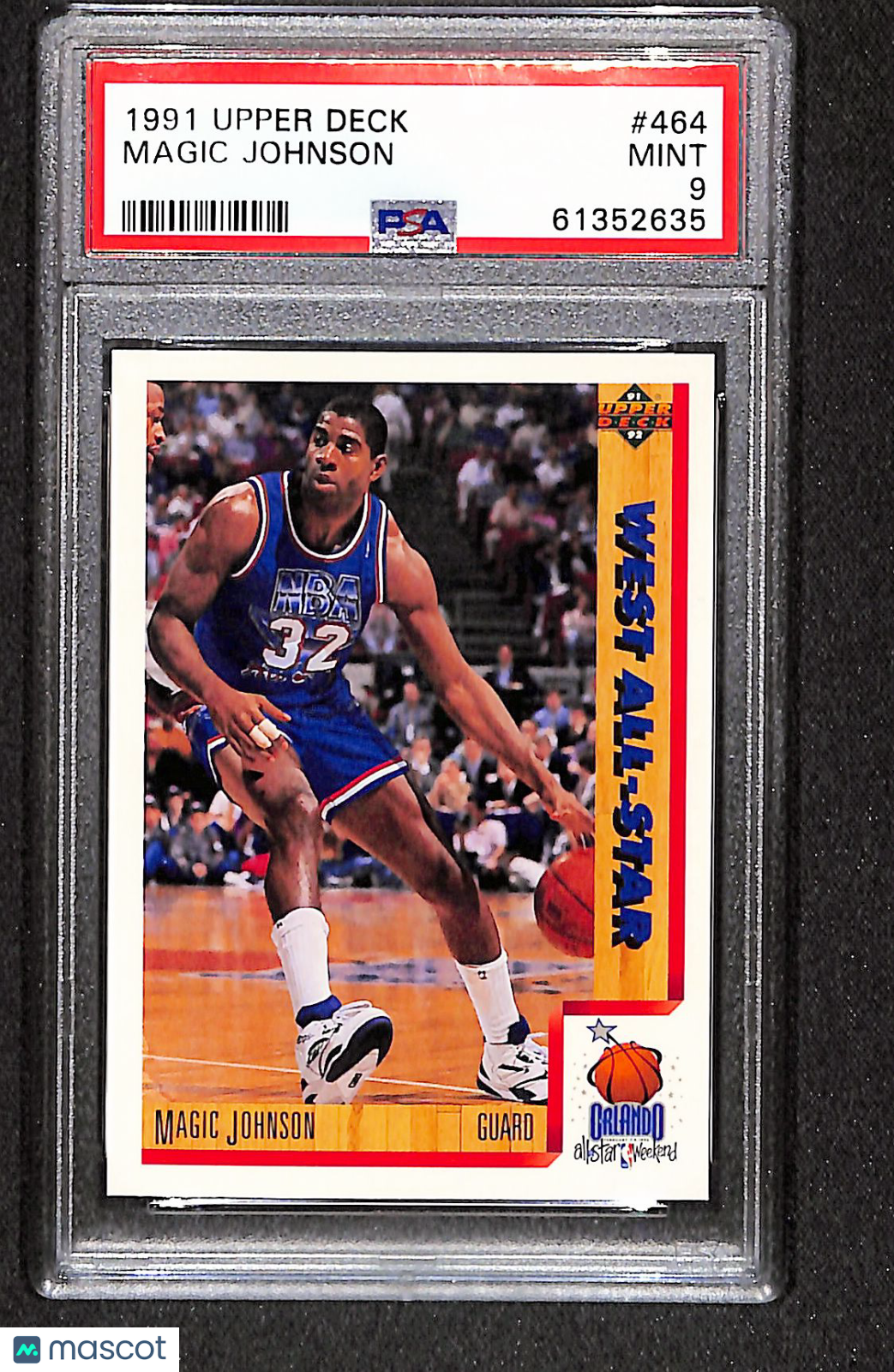 Magic Johnson 1991 Upper Deck #464 PSA 9