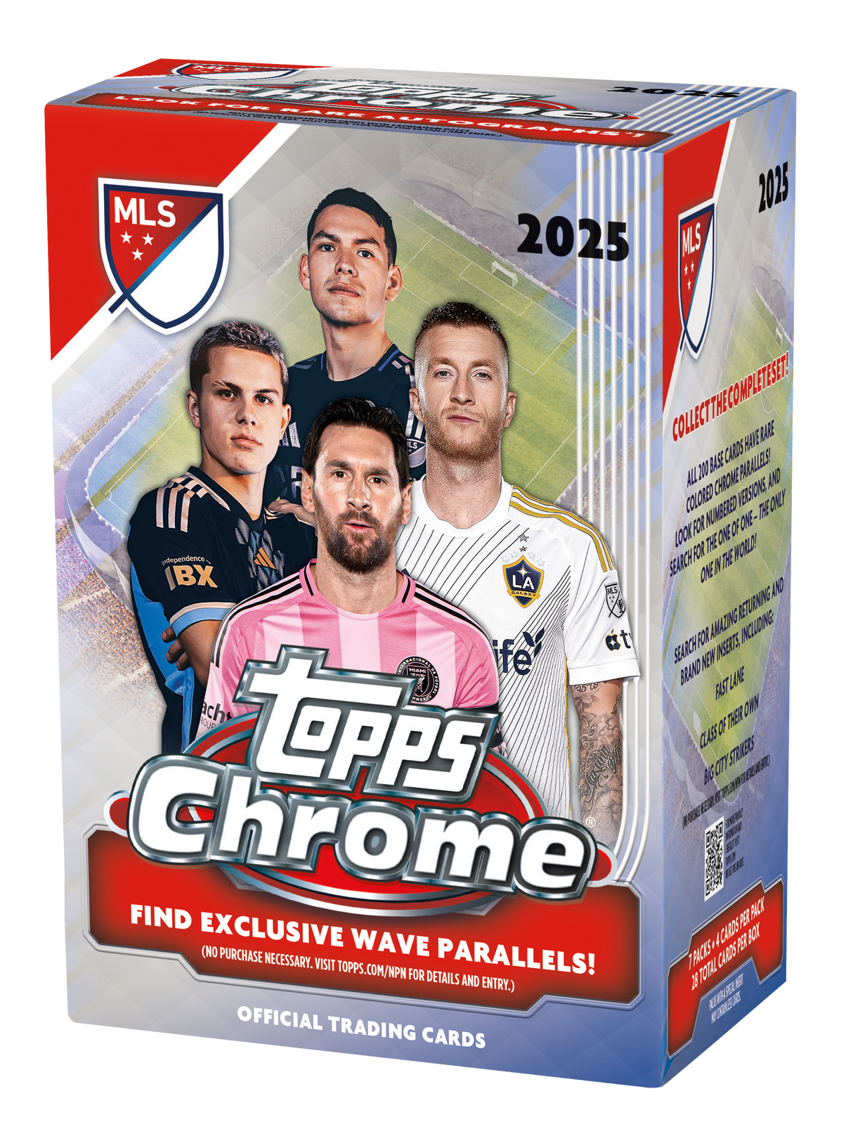2025 Topps Chrome MLS Major League Soccer Value Box