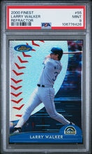 Load image into Gallery viewer, Larry Walker 2000 Finest Refractor #55 PSA 9