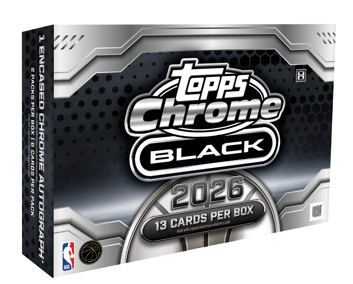 2025-26 Topps Chrome Black Basketball Hobby Box