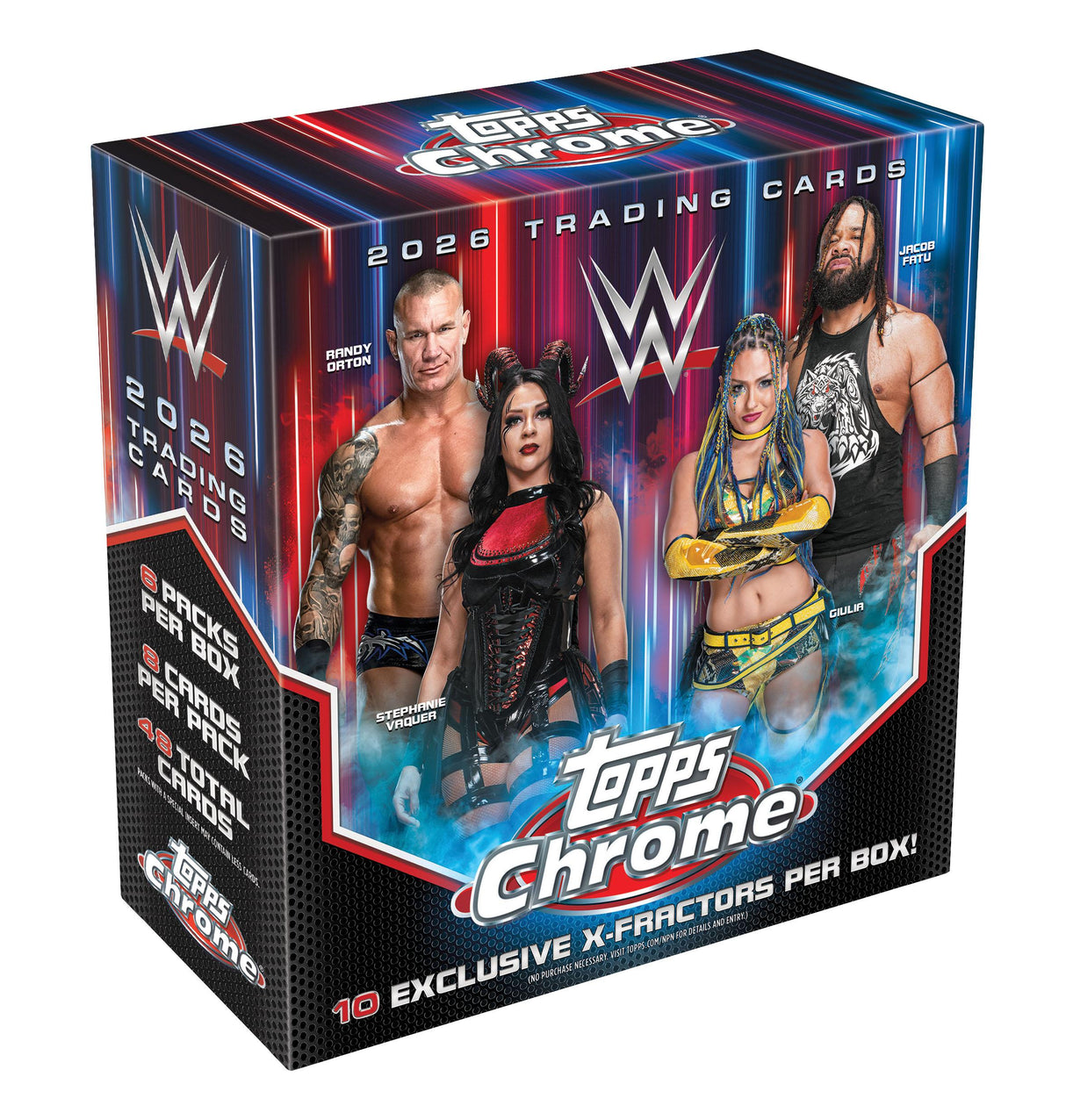 2026 Topps Chrome WWE Mega Box