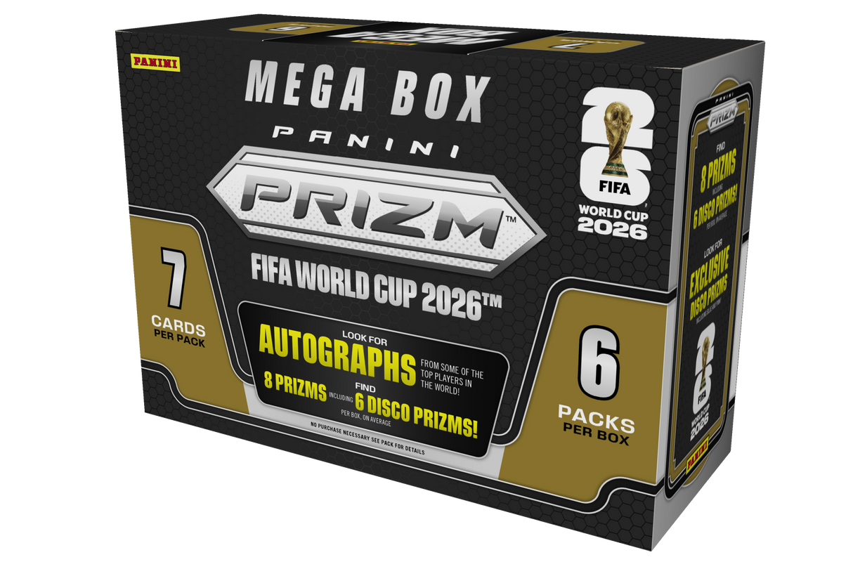 2026 Panini Prizm FIFA World Cup Soccer Mega Hobby Box