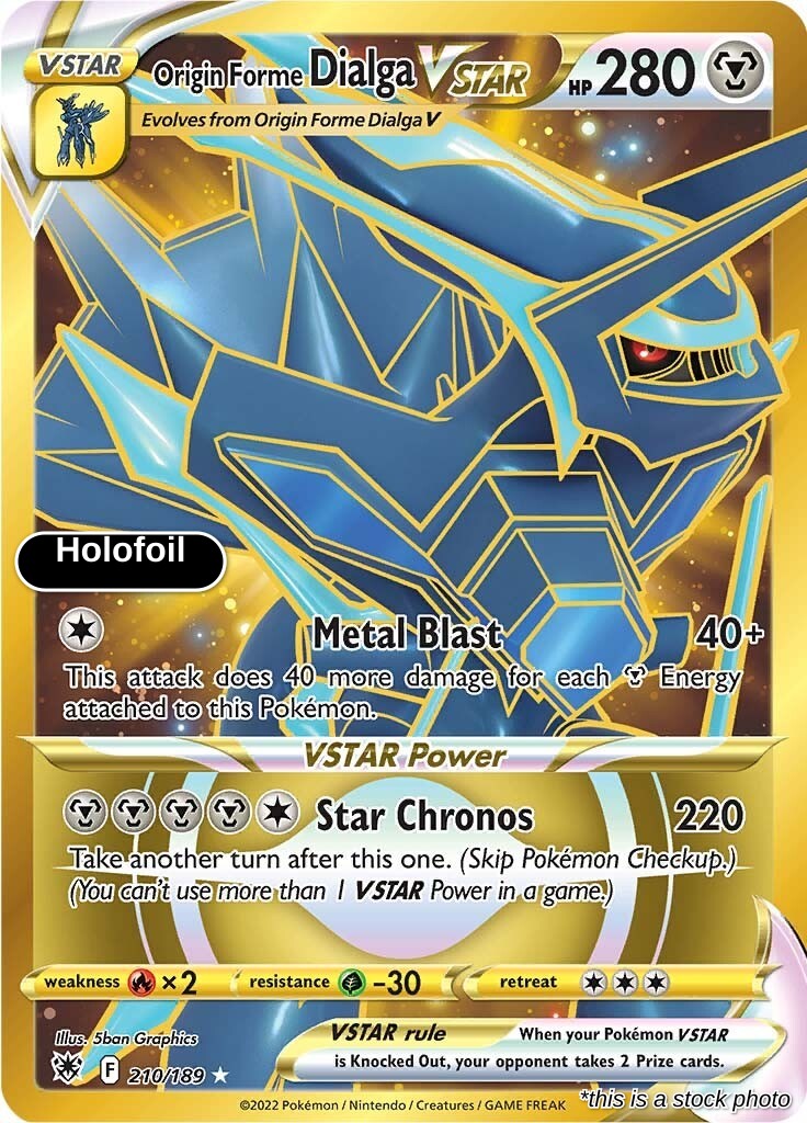 Origin Forme Dialga VSTAR - 210/189 (Secret)