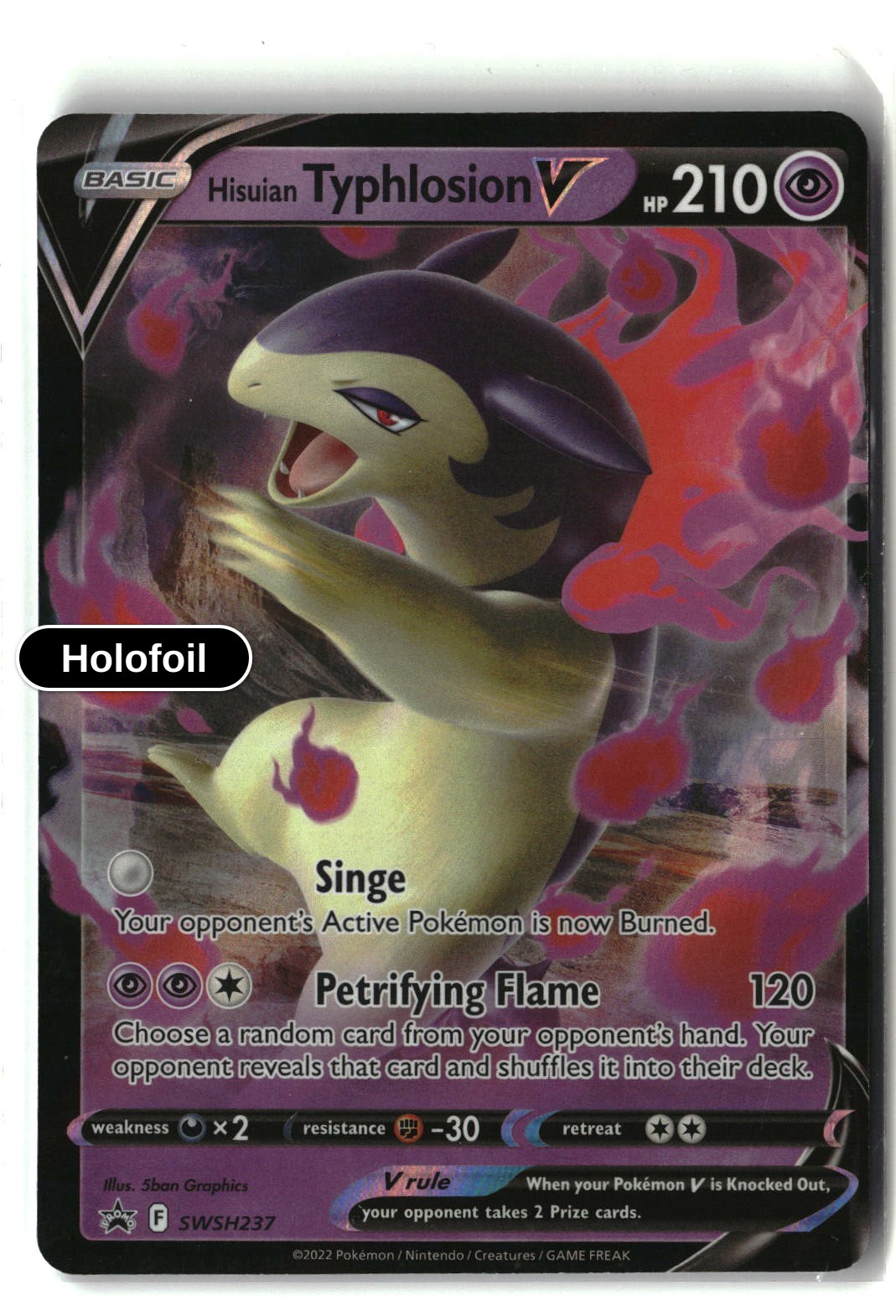 Hisuian Typhlosion V - SWSH237