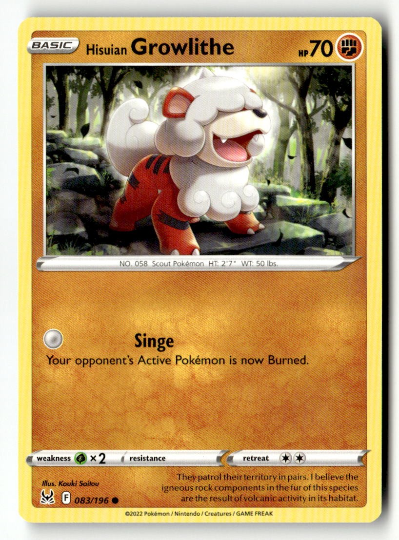 Hisuian Growlithe